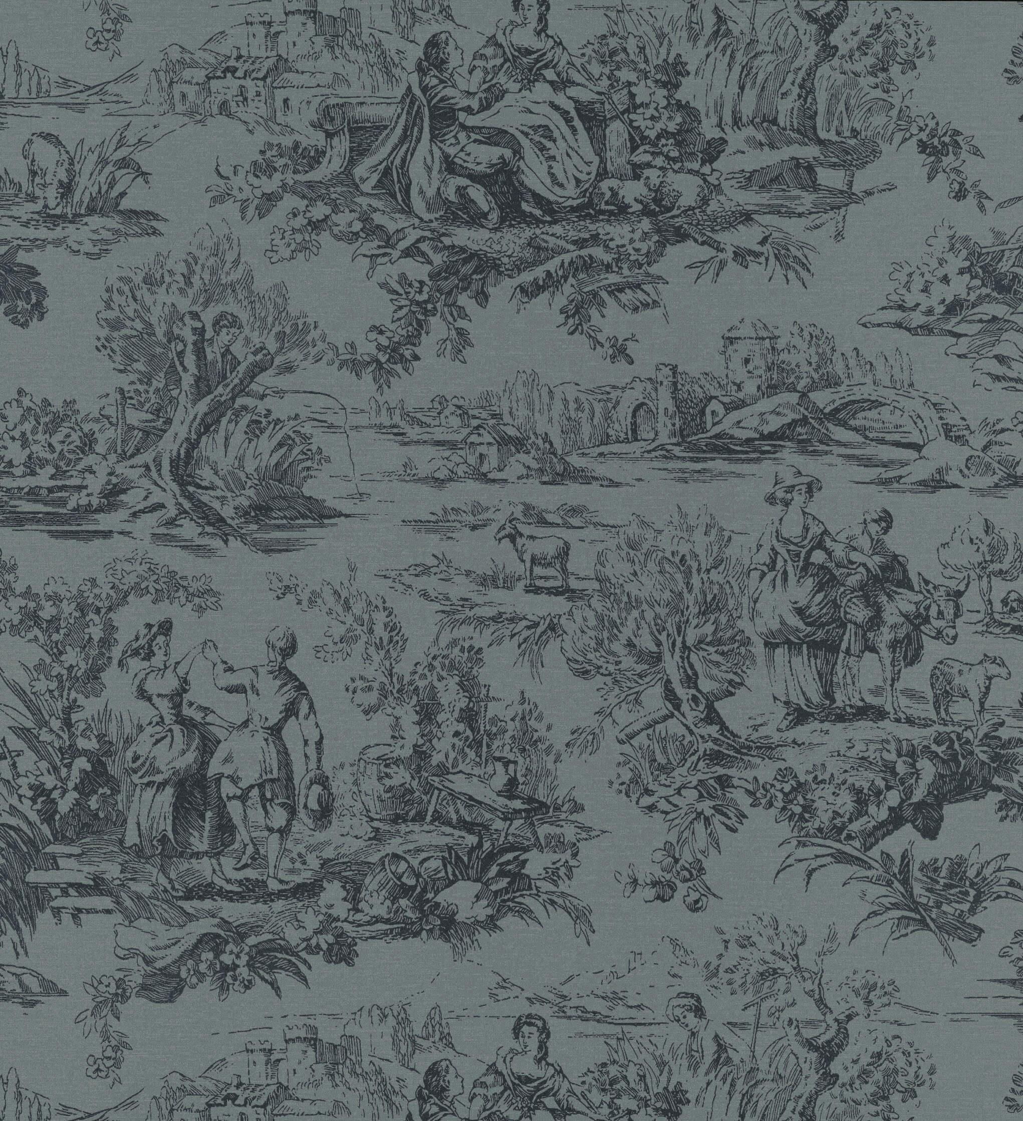 Lovers' Toile HICKS’ BLUE