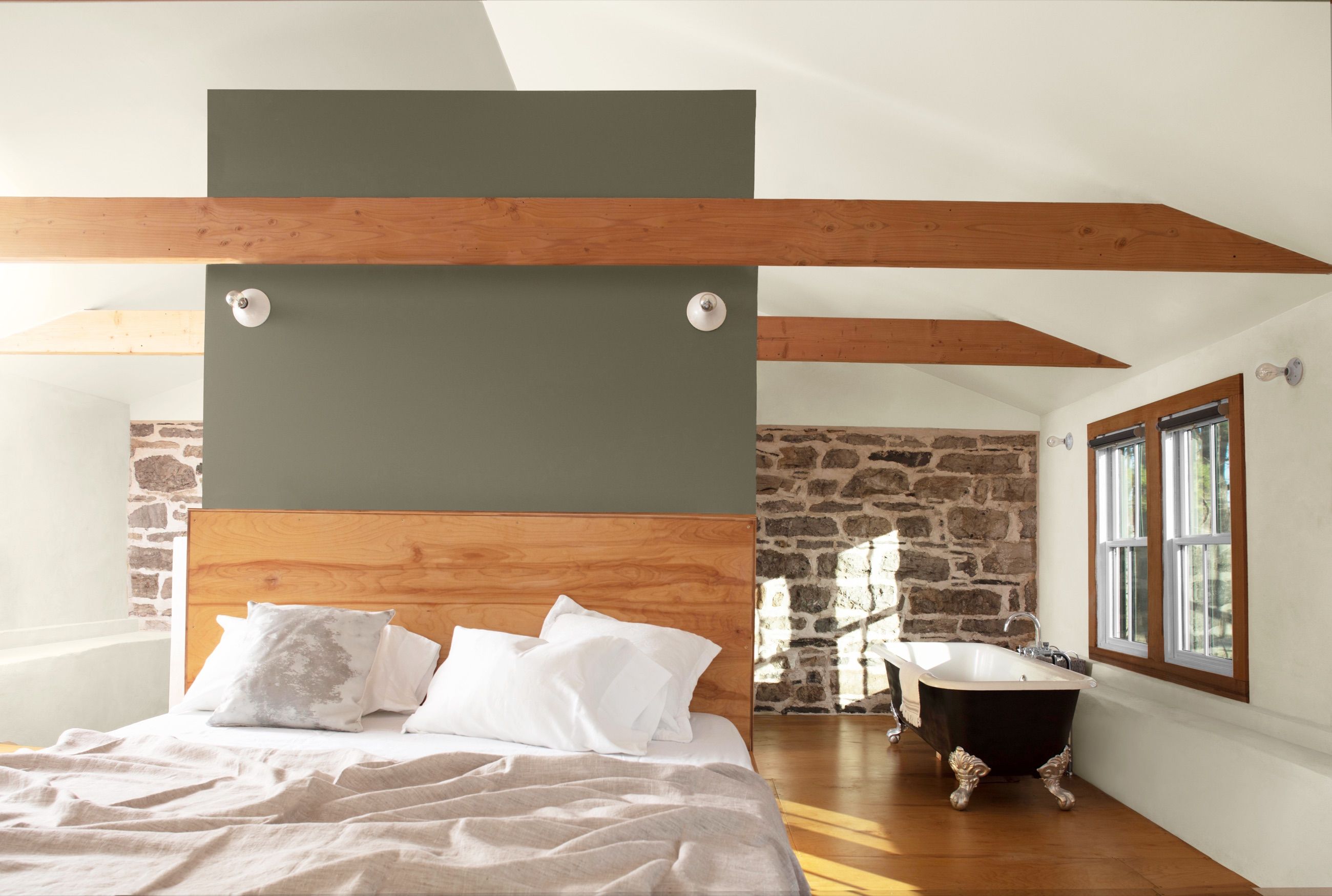 Una estancia pintada con Benjamin Moore